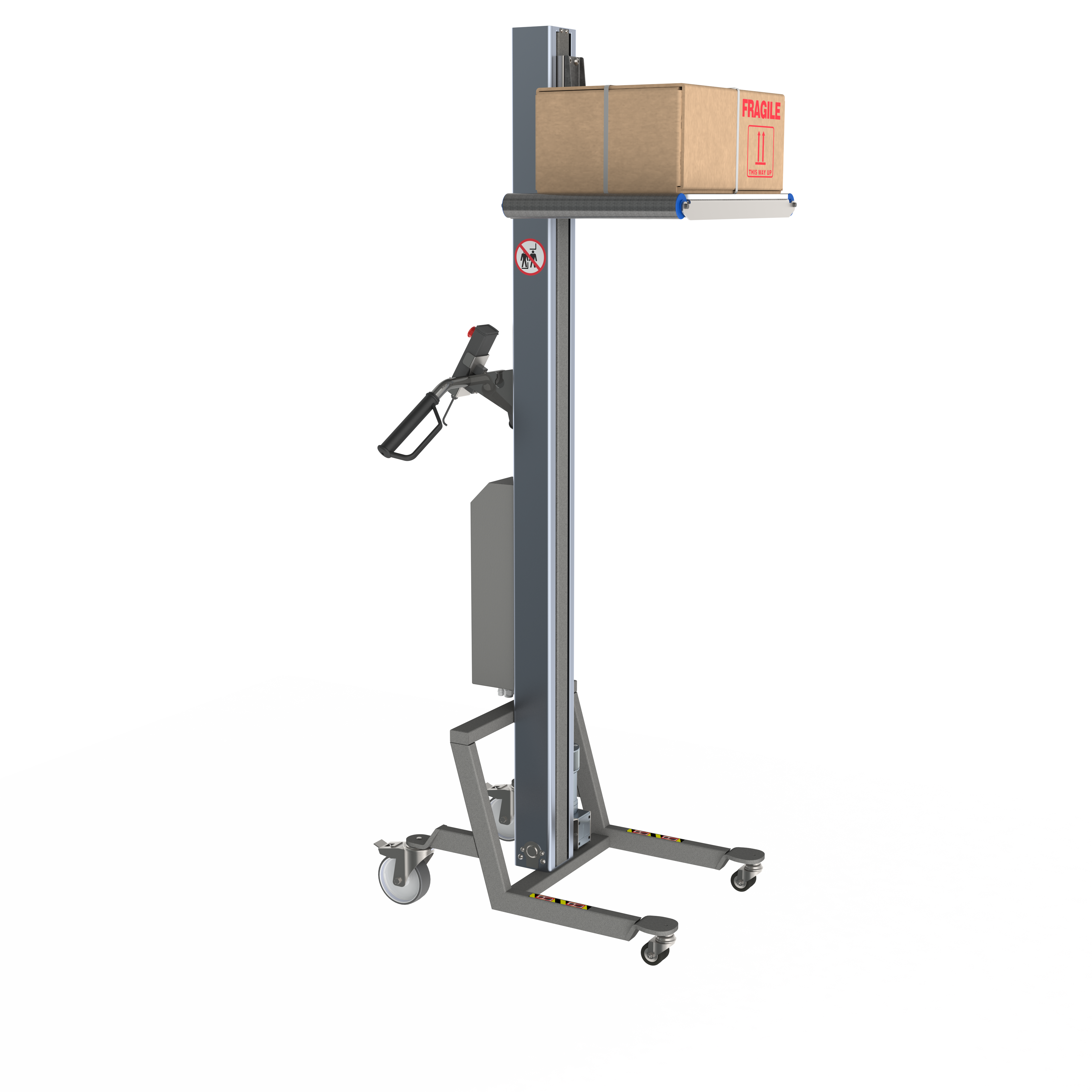 Electric Lifter with Plastic Platform with Rollers (B-PPR)