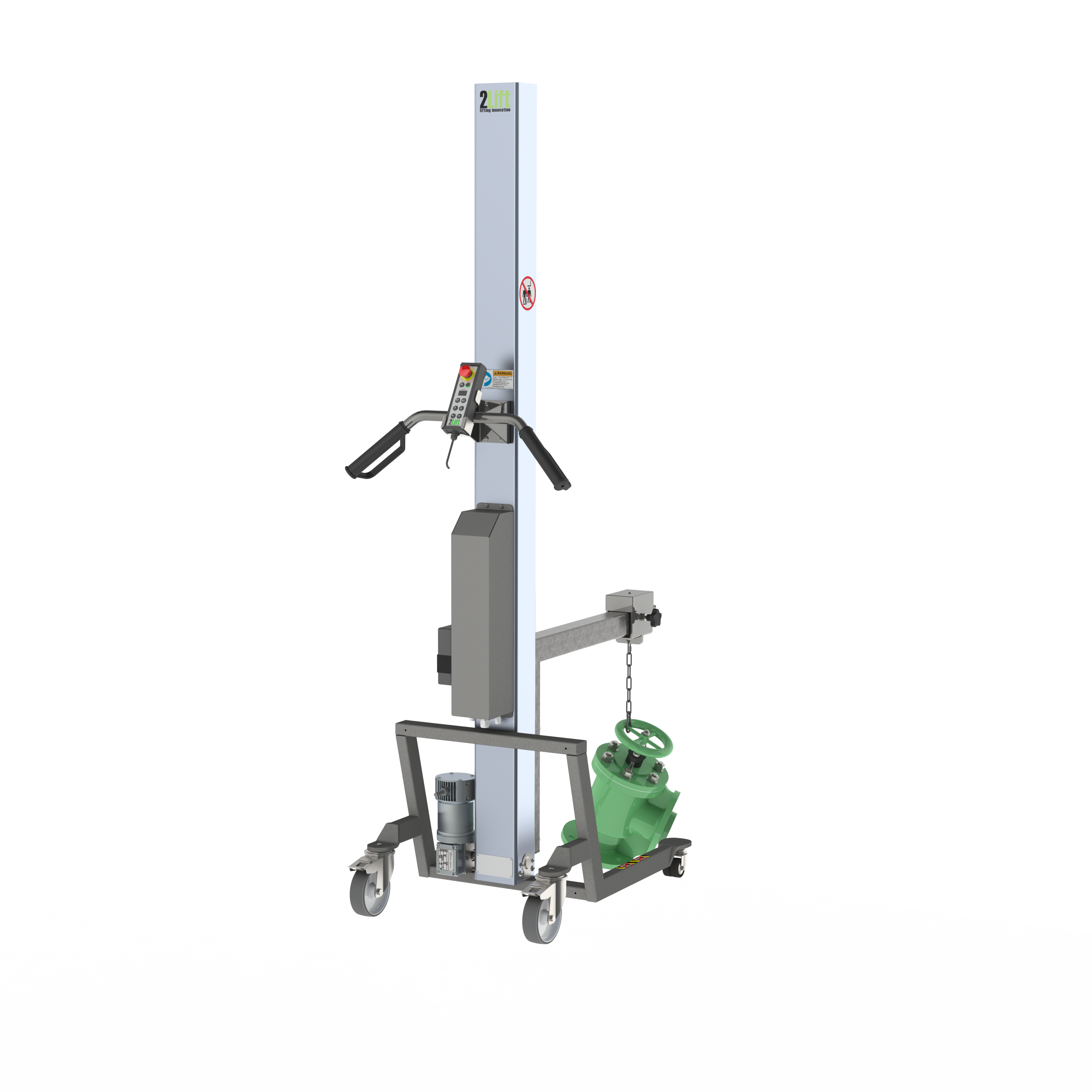 Electric Lifter with Rail Crane Arm (B-RCA)