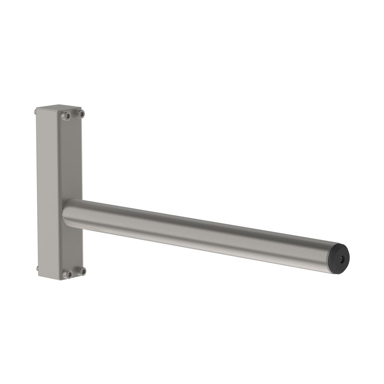 The mandrel (M) is a lifter tool designed to pick up rolls and reels through their core. This roll and reel lifter attachment is easily customisable. From the front, picture 2.