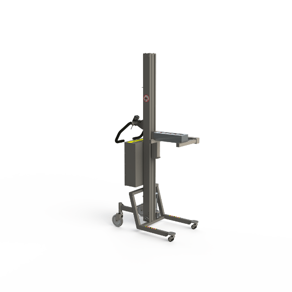 Smart handling system for extruder units in crayon production. 2Lift ApS.