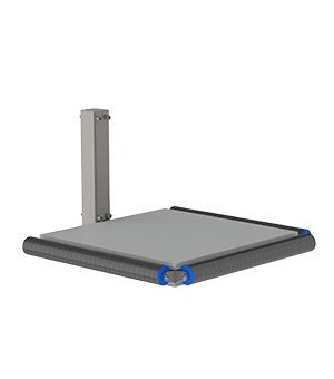 The plastic platform with rollers (PPR) is a materials handling tool designed to make the sliding of the loads on and off the platform extra easy.