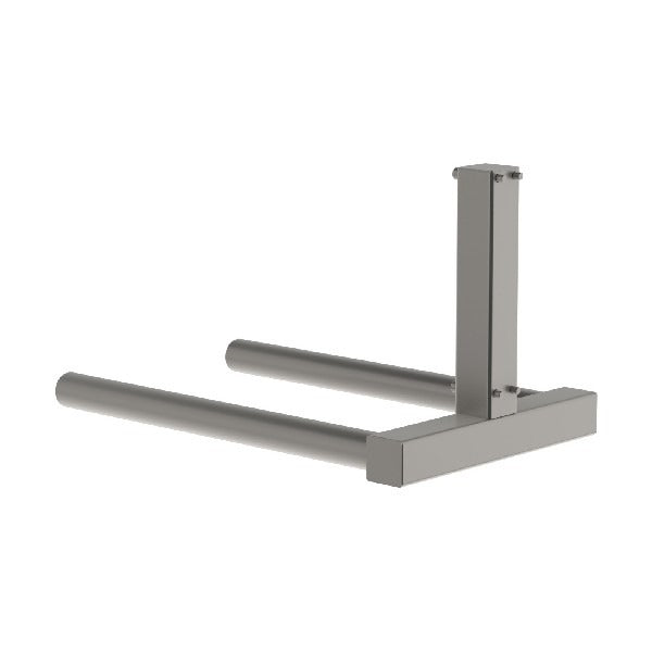 The reel and roll lifting tool, the double mandrel (DM) is easily customised and is available in hygienic design ideal for cleanroom use and the food and beverage industry. From the back, picture 2.