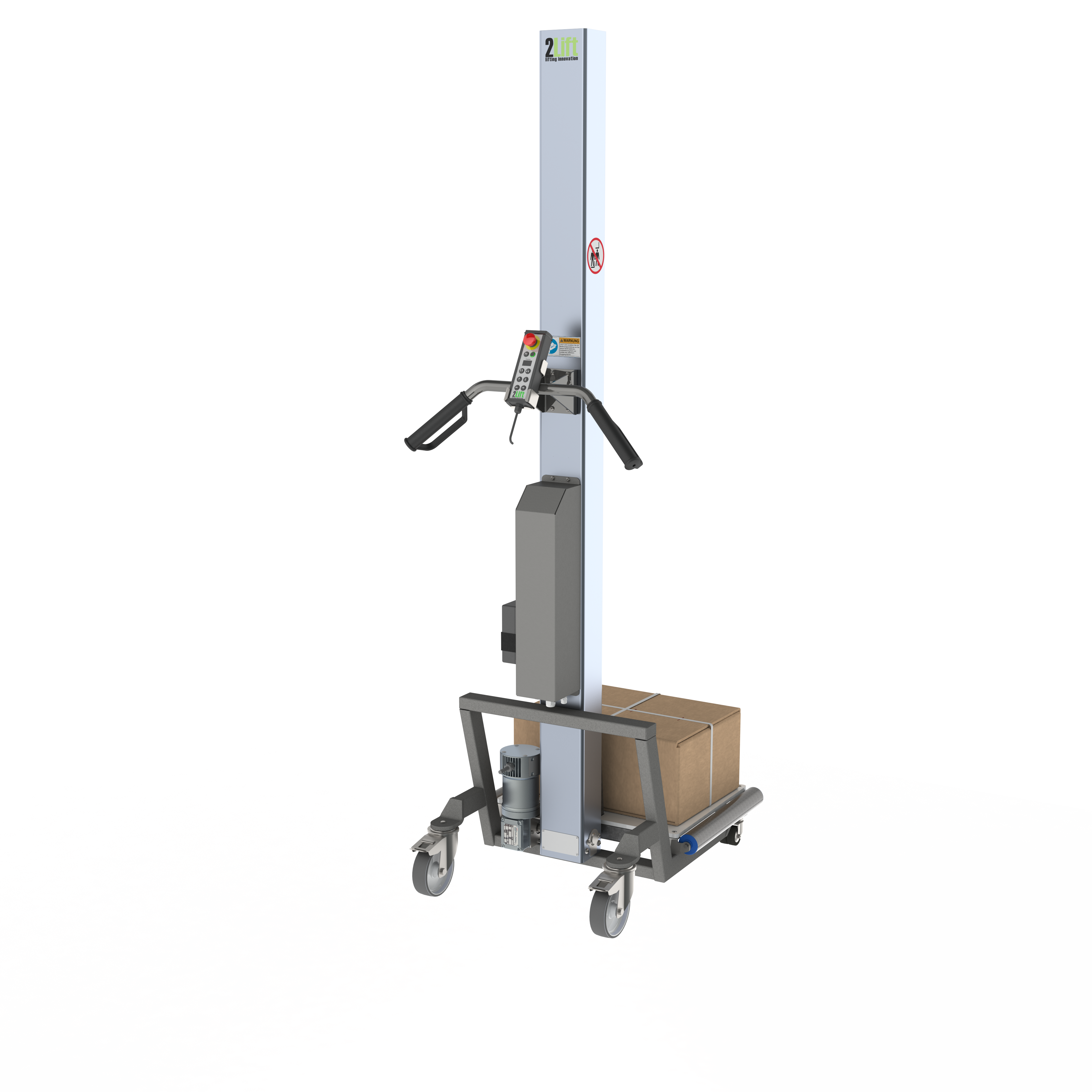 Electric Lifter with Plastic Platform with Rollers (B-PPR)