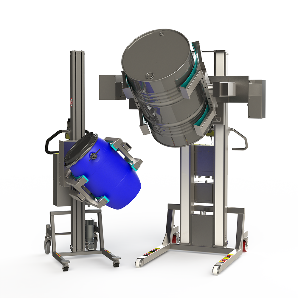 A wide variaty of barrel and drum handler products.