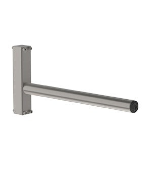 The mandrel (M) is a lifter tool designed to pick up rolls and reels through their core. This roll and reel lifter attachment is easily customisable.