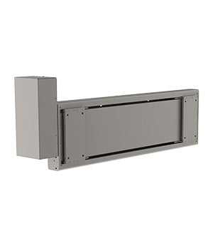 The electric linear clamp (ELC) becomes flexible roll or drum handling equipment in combination with arms and grippers.