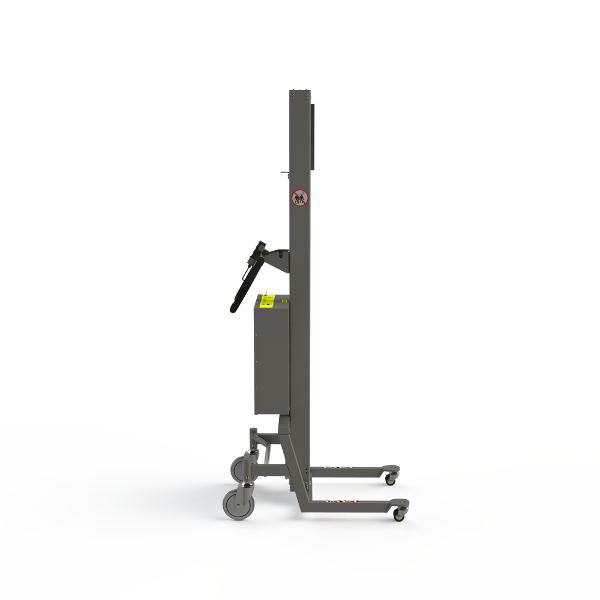 This is the lightweight N-150 vertical lift with no lifter tool mounted on it (seen from the side).