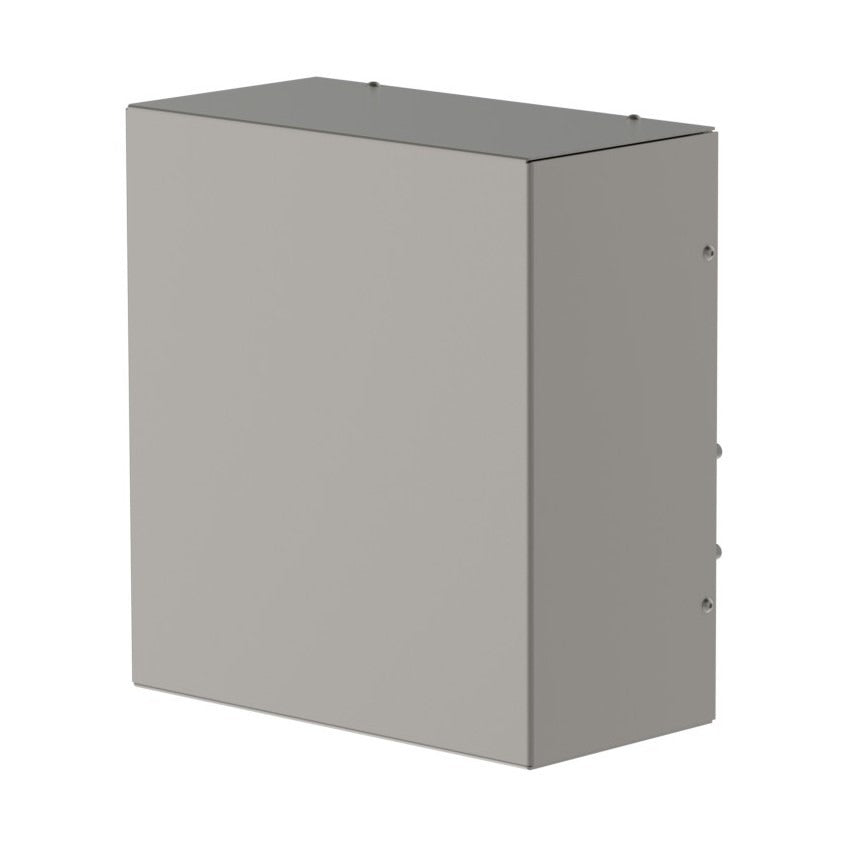 The electric tipping unit box where the lifter tool will be mounted, e.g. a linear clamp. This lifting solution is ideal for roll and drum handling. From behind, picture 1.