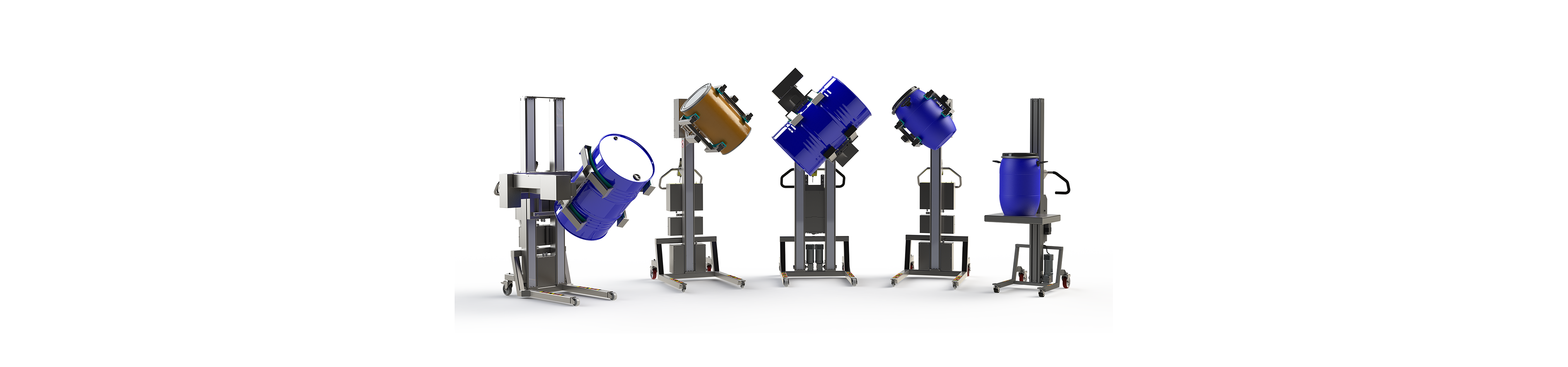 Drum handler equipment for lifting and handling barrels. 2Lift.