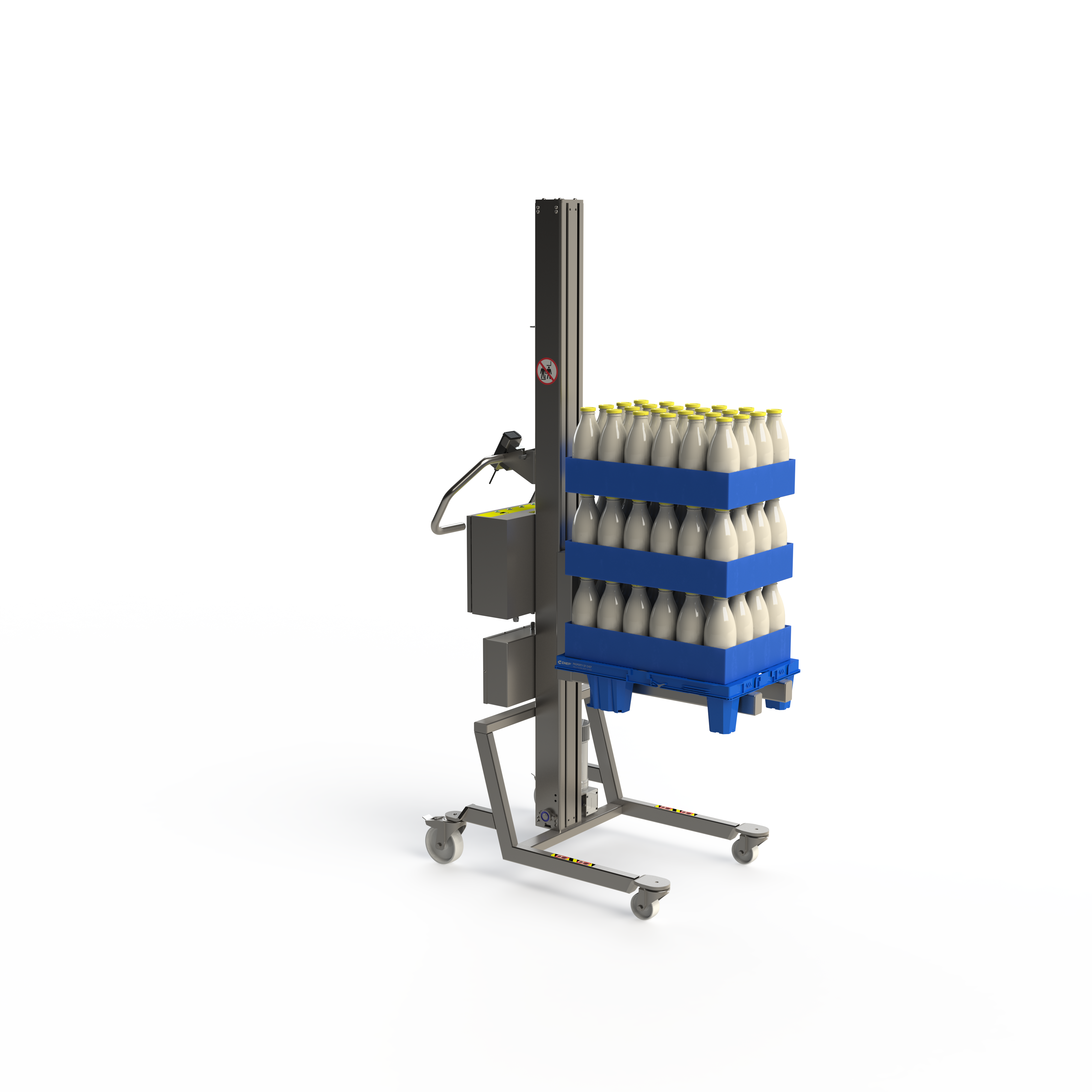 Hygienic Electric Stainless Steel Lifter (GMP) – 150 kg Load Capacity (SF)