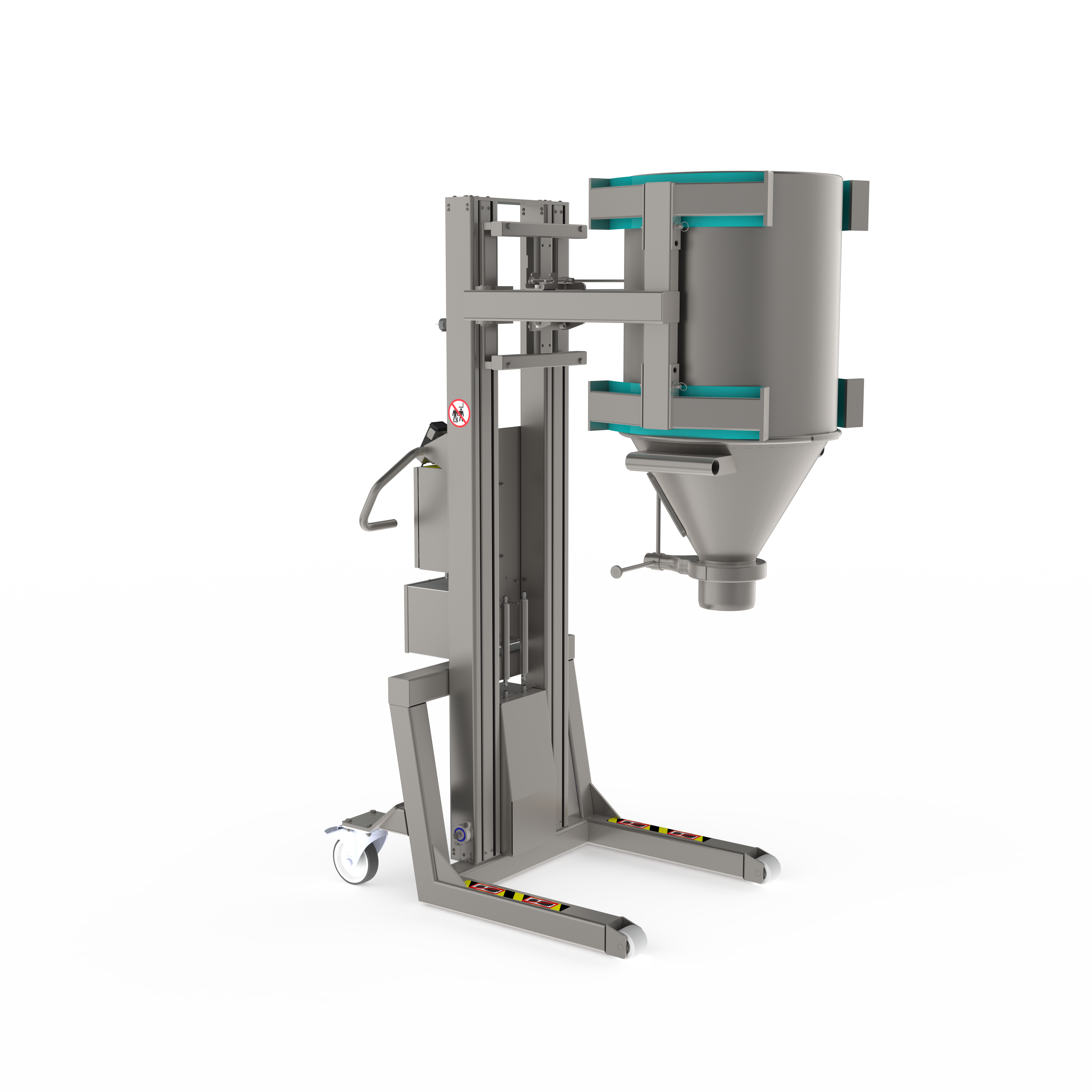 Hygienic Electric Stainless Steel Lifter (GMP) – 500 kg Load Capacity (SF)