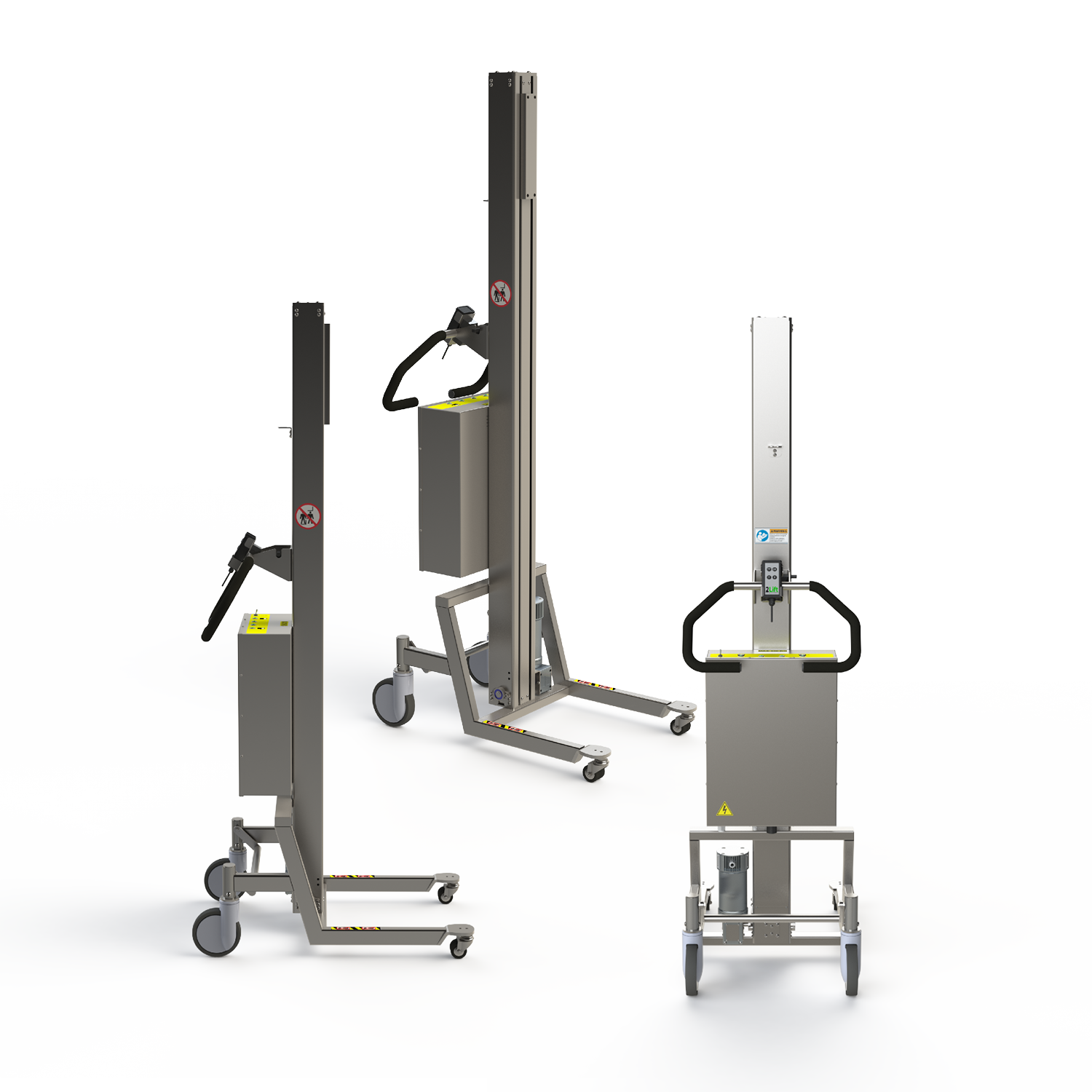 Heavy-Duty Electric Stainless Steel Lifter – 150 kg Load Capacity (SN)