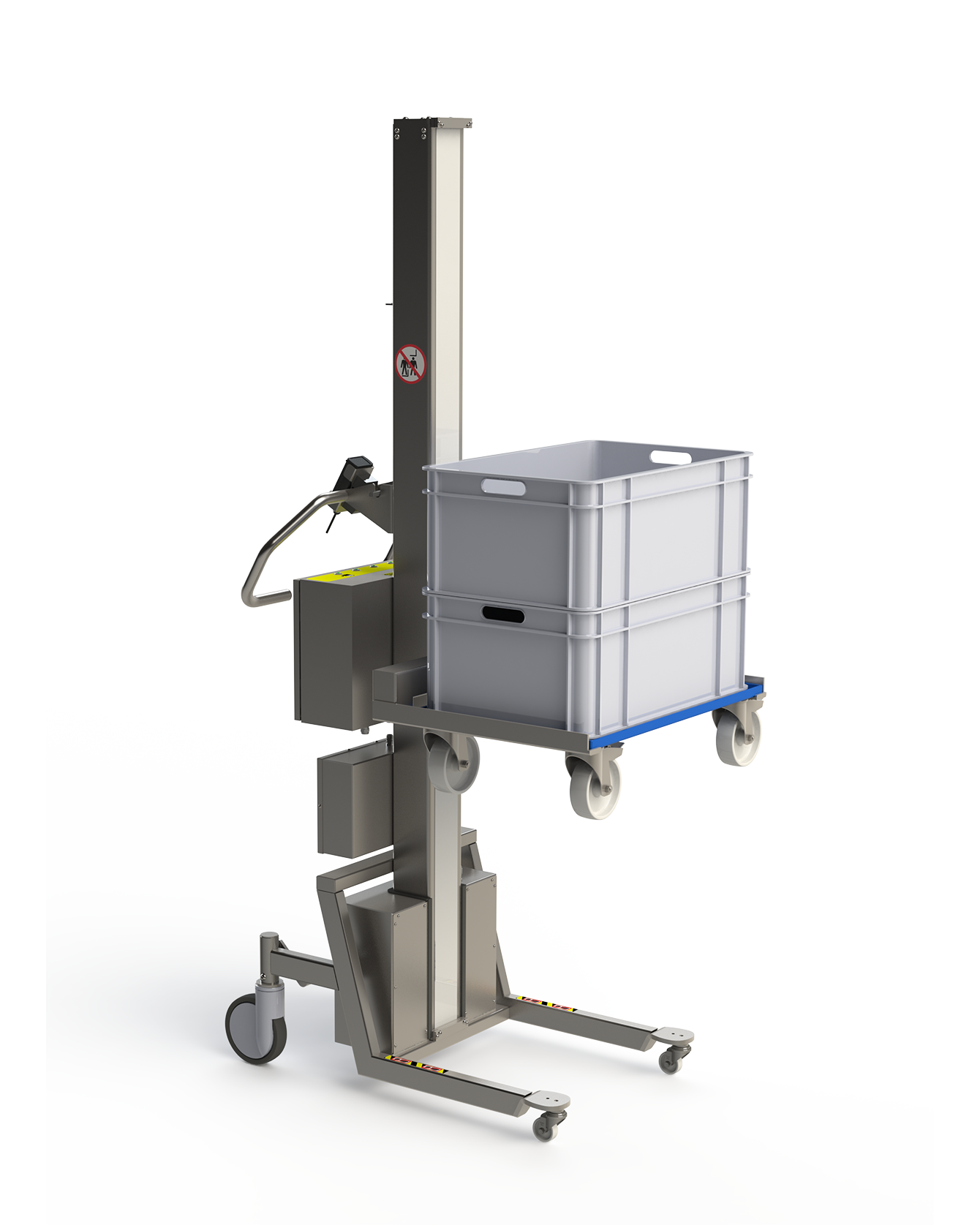 Electric pallet stacker with dolly. 2Lift.