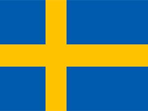 Sweden's flag.