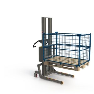 Strong and versatile pallet stacker for EUR 1 Euro-Pallets.