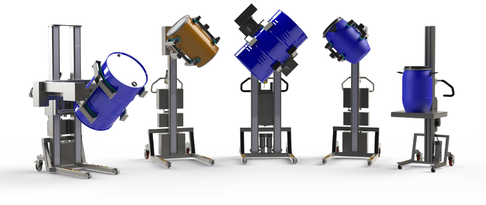 Drum handler equipment for lifting and handling barrels. 2Lift.