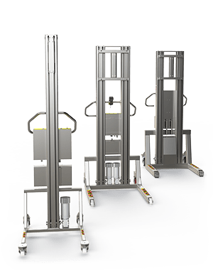 Waterproof and hygienic Vertical lift options for the food and beverage industry.