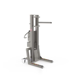 This simple piece of roll handling equipment features a single mandrel and can lift rolls up to 450 kg.