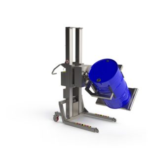 For handling sensitive drums and vessels, this lifting solution features a lifting tool that consists of a metal platform and lift clamps that yield no external pressure.