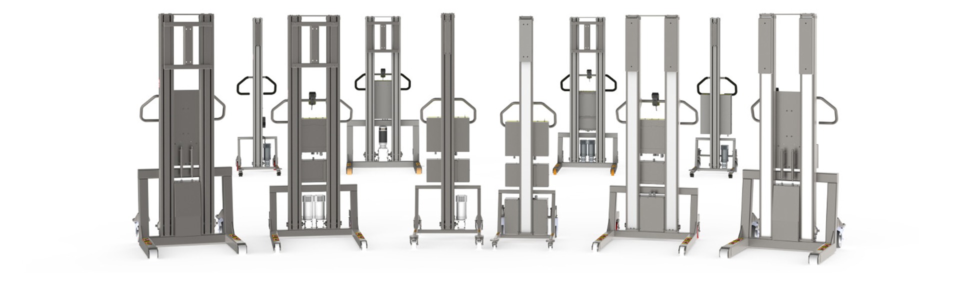 Many examples of ergonomic materials handling equipment for many different industries.