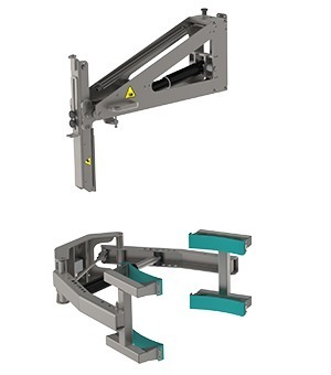Electric lift equipment (manipulators) that move (e.g. turn or swing) a load.