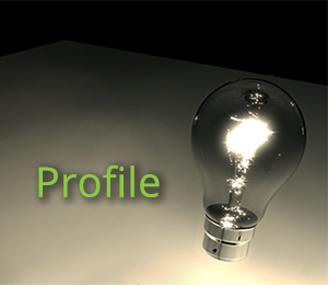 2Lift's profile. Picture of light bulb. 
